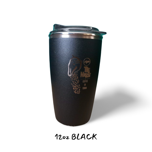 12oz Black bullet Cup